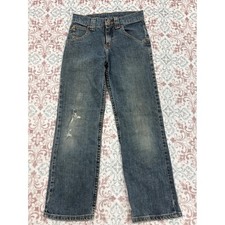 Wrangler Boys Slim Fit Jeans Size 8 Slim Medium Wash Straight Leg 5SCBWS2
