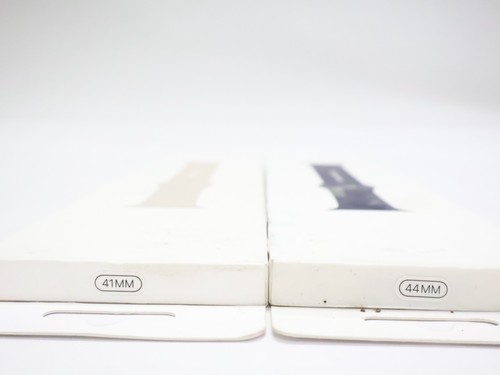 Lot of 2 Apple Watch Sport Bands - 44mm Deep Navy & 41mm Starlight - Open Box - Picture 3 of 6