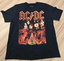 AC/DC Highway to Hell Men's 2XL Black Short Sleeve T-Shirt.