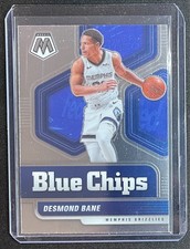 Desmond Bane 2020-21 Panini Mosaic Blue Chips #15 Memphis Grizzlies Rookie Year
