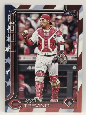 #ad 2025 Topps Update Series Jose Trevino #US13 Independence Day 76 $12.99
