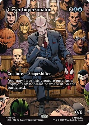 Clever Impersonator (Borderless) 8 Marvel Universe Eternal-Legal NM EN