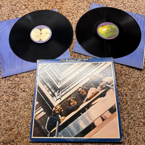 The Beatles 1967-1970 Blue Album Vinyl 2LP Apple Records SKBO-3404 Vintage 1973