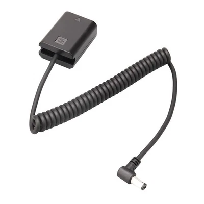 Decoded NP-FW50 Dummy Battery DC Coupler Cable for Sony ZV-E10 A7 A7R A7S A7M - Image 1 of 4