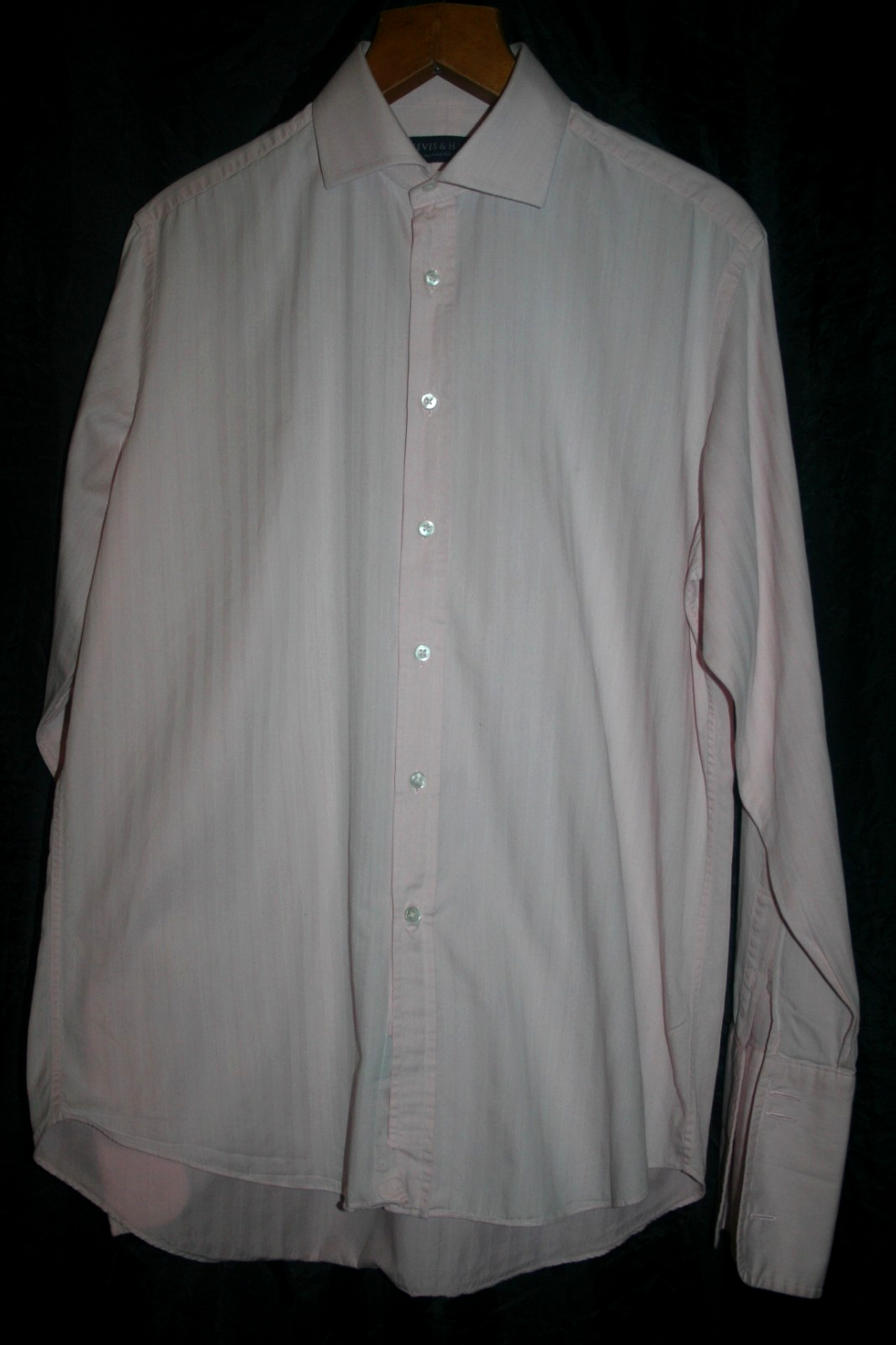 FILA GIEVES & HAWKES N. 1 SAVILE ROW CAMICIA ROSA SPINA DI PESCE D CUFF 16 COME NUOVA PREZZO AL PUBBLICO £ 175