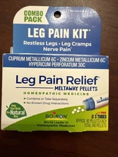 Boiron Leg Pain Relief Kit, 3 Tubes, Approx. 240 Pellets Total