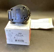 Pass & Seymour Legrand 3869 Angle Plug 30A 250V 50A 250V 2P 3W GRDG