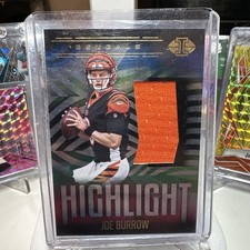 2021 Panini Illusions - Highlight Swatches Joe Burrow #HS-JB (MEM)