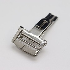 Cinturino orologio uomo chiusura originale TIFFANY parti bracciale colore arg...