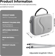 2026 Osmo Mobile 7/7P Case for DJI Gimbal Stabilizer for Grey