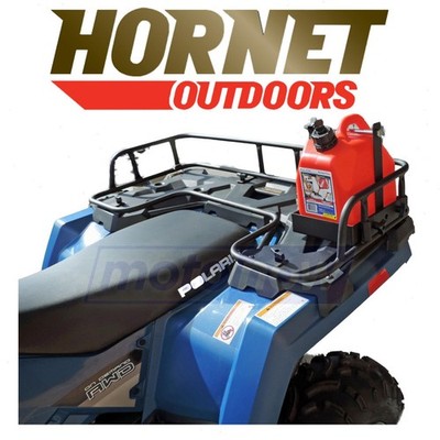 Hornet Rear Flat Rack with Rail for 2008-2014 Polaris Sportsman 400 HO - cv