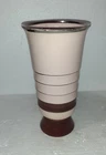 BOCH FRERE LA LOUVIERE VASE MADE BELGIAN. MADE IN BELGIUM. HEIGHT 24 CM