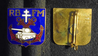INSIGNE MILITAIRE – RÉGIMENT BLINDÉ DE FUSILIERS MARINS MARDINI