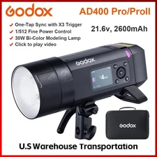 GODOX AD400Pro AD400Pro II Outdoor Flash Strobe Light,TTL Flash Monolight update