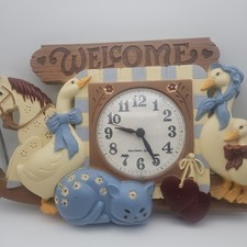 Vintage 1986 Burwood Country Goose Duck Wall ...