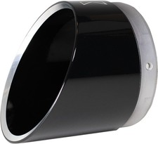 Khrome Werks 200714P 4.5" Black Edge End Cap Replacement HP Plus Muffler Tip