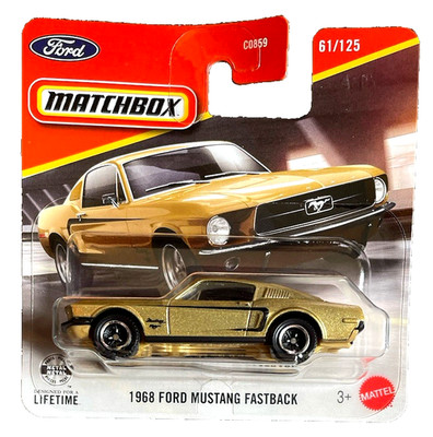Matchbox 1968 Ford Mustang Fastback 61/125 2026 1:64 Modellauto Spielzeug Muscle