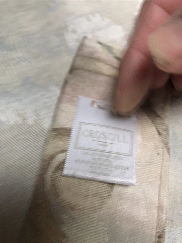 "Cortina de ducha Croscill amatista púrpura rosa 72""x74"" usada" Foto 3 de 4