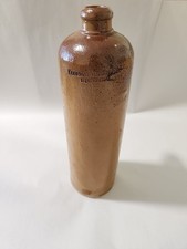 Fabrica Victoria L Lisboa Ceramica De Valadares Pottery Bottle Very Rare