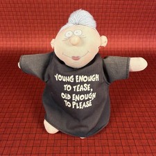 Russ Berrie Geezer Gallery Oldtimer Doll Humor Vintage Funny Adult