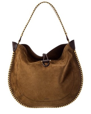 Isabel Marant Oskan Soft Suede Hobo Bag Women's