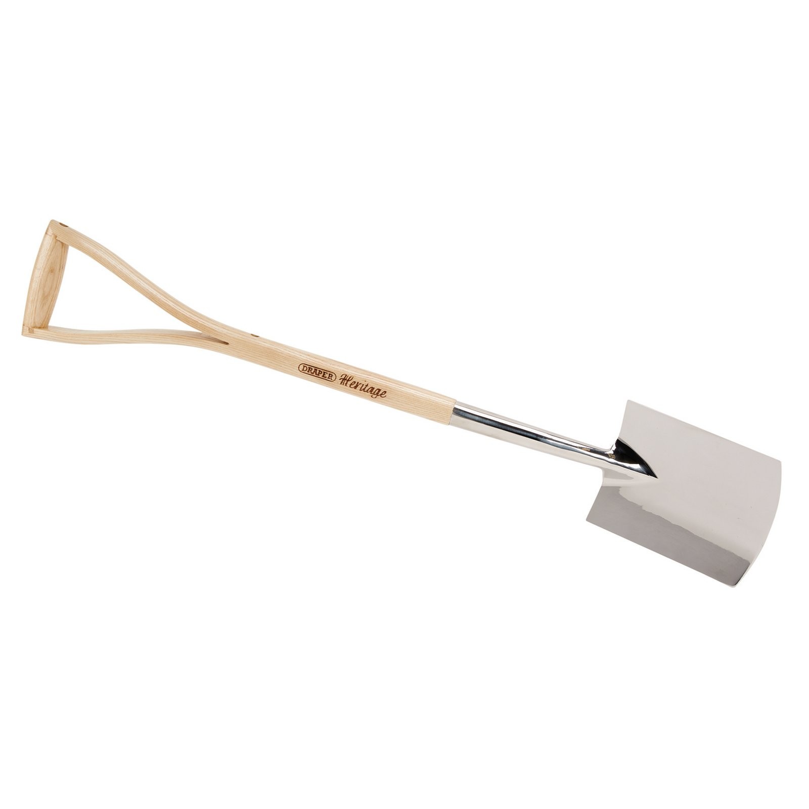 Draper Heritage Junior Stainless Steel Digging Spade Ash Handle