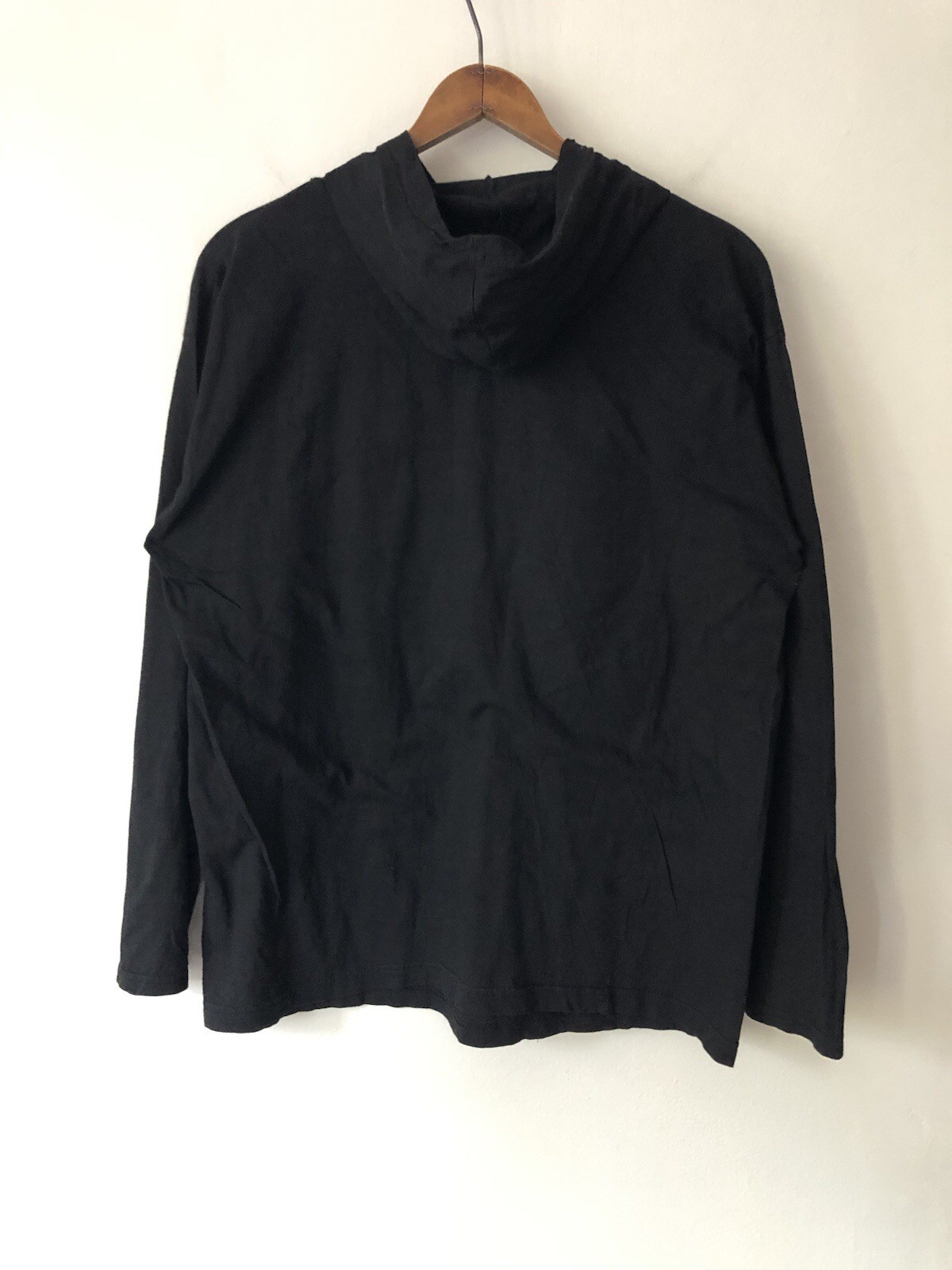 VTG 80s 90s Harley Davidson Fat Boy Motorcycle Hooded Long Sleeve Shirt XL image 7