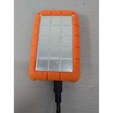 LaCie Rugged External Hard Drive Orange 800 RUGFWSA USB 3.0 Firewire Untested