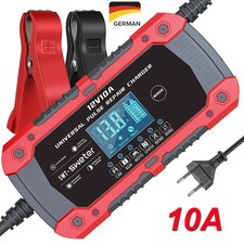 10A 12V Autobatterie Ladeger�t Intelligentes Batterieladeger�t KFZ PKW LKW DE
