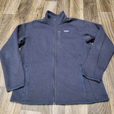 Patagonia Better Sweater Mens Large Blue Flee...