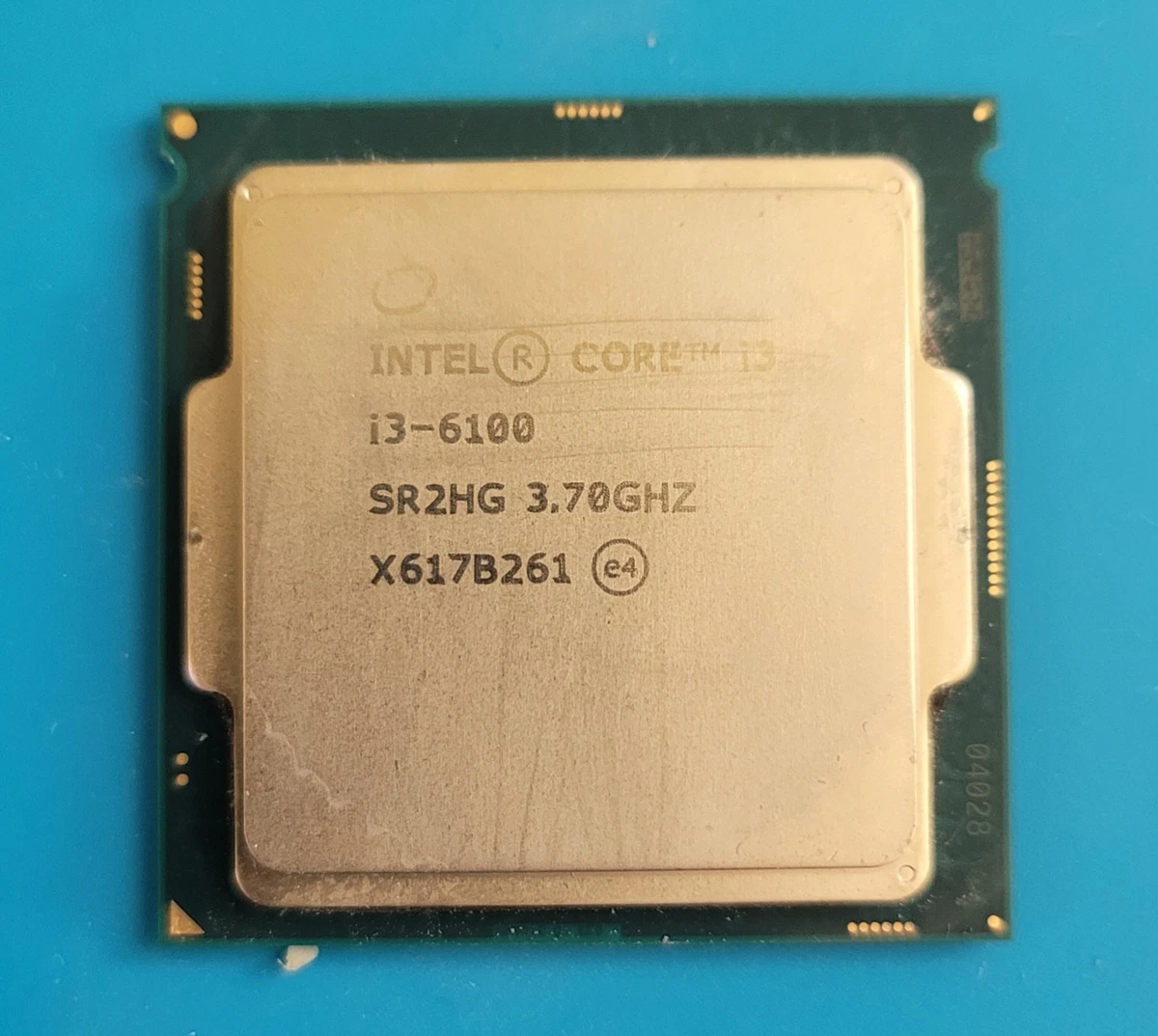 Intel Computer Processors Intel Core i3-6100 Processor Model Core