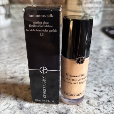 Giorgio Armani Luminous Silk Oil-Free 1oz Foundation - 4.5 - Light to Medium...