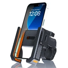 Bicycle Motorcycle Phone Mount 360° Rotation Quick Lock Holder for 4.5–7" Phone