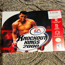 EA SPORTS Knockout Kings 2000 Nintendo 64 N64 Boxing NTSC-U/C T Manual