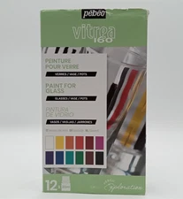 Pebeo Vitrea 160 Exploration Set of 12 x 20 mL Bottles - NOB