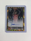 2022-23 Topps Chrome OTE - Somto Cyril Gold Raywave On Card Auto /50 #CA-SC2