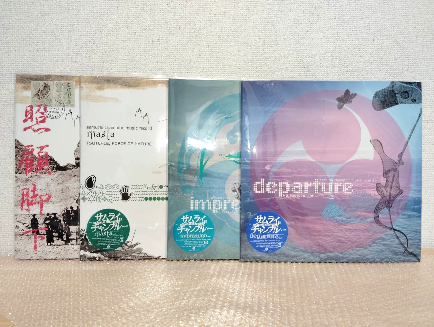 Samurai Champloo Music Record Departure Impression Masta Playlist LP Vinyl Set