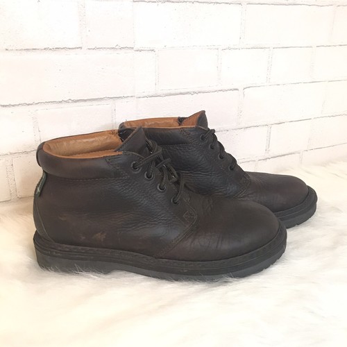 Leather Lace Up Vintage Boot Size 
