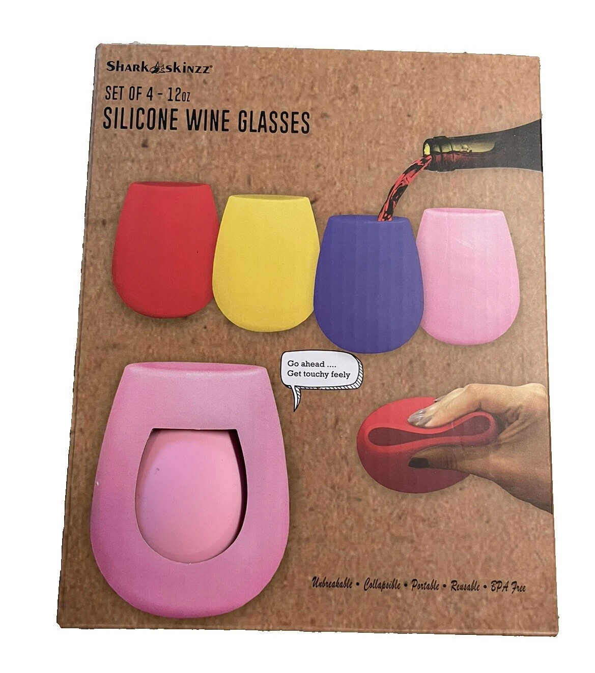 Cristalería de vidrio Shark y recipientes