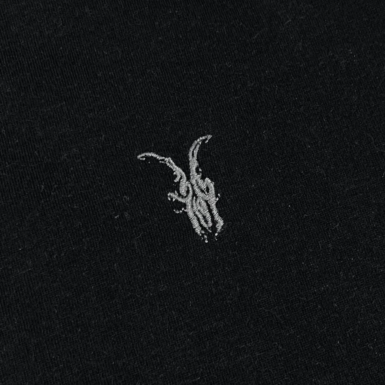 Felpa con cappuccio ALLSAINTS Spitalfields nera cerniera intera stile Rick Owens taglia S