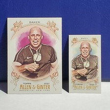 #232 Simon Baker 2021 Topps Allen & Ginter Base and Mini (2) Cards             