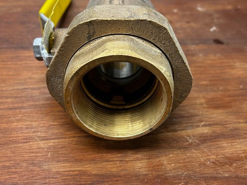 2" Apollo Threaded Brass Ball Valve 70-308-01 600 CWP 150 SWP USA made - Picture 6 of 7