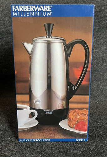 Farberware Electric Coffee Percolator 4-12 Cups Model FCP412 New NIB | eBay