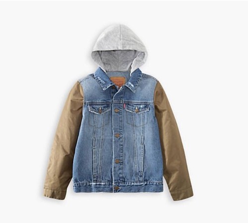 Teenager Bomber Hybrid Trucker Denim 