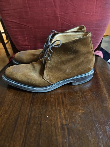 Sid Mashburn Chukka Boot Chocolate Suede Very Gently Used 8.5 Mens - Picture 4 of 8
