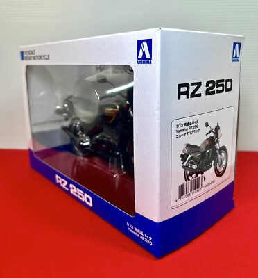 2025 Aoshima - Yamaha RZ250 Black 1:12 Scale Diecast Bike | eBay