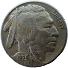 1929-S Buffalo Nickel - VF - Full Horn