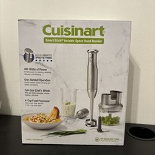 Cuisinart Smart Stick Variable Speed Hand Blender Food Processor 