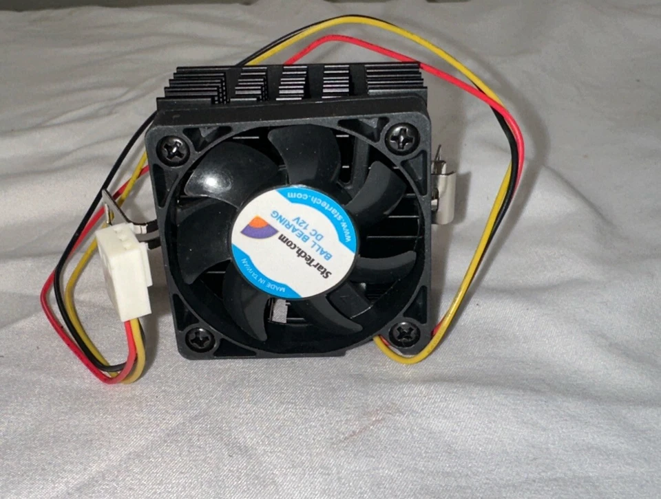 Ball Bearing Fan Pension/K6/ Celeron 3-lead CPU Cooler Model:FANP1003LEAD DC12V - Image 3 of 4