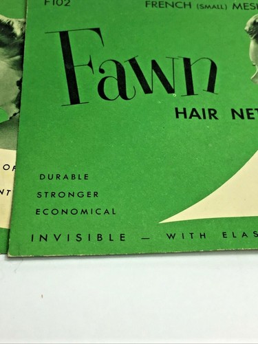 Mid Century Fawn Hair Net Empty Hair Net Wrappers for Collecting Scrapbooking - Picture 6 of 9